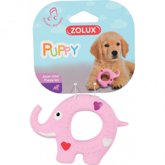 Jouet En Latex Puppy Éléphant.  11 Cm. Pour Chiots. - Zolux - Zo-479339