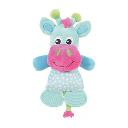 Jouet Peluche Lola Toudoux. Vache Turquoise Pour Chien. - Zolux - Zo-480073tur