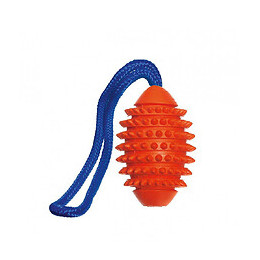 Balle Aqua Football Ruffus. 11 Cm. Orange. Pour Chien. - Karlie - Fl-45856