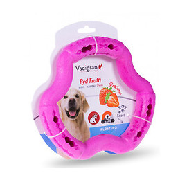 Anneau Tpr Rose Fraise 21 Cm. Pour Chien. - Vadigran - Va-13459