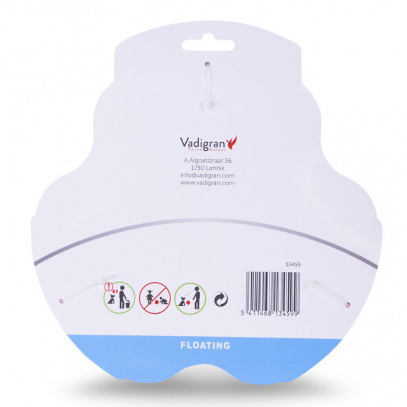 Anneau Tpr Rose Fraise 21 Cm. Pour Chien. - Vadigran - Va-13459