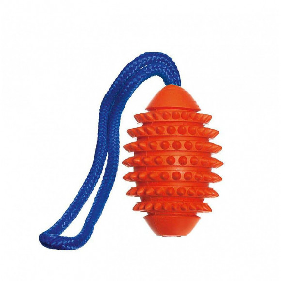 Balle Aqua Football Ruffus. 11 Cm. Orange. Pour Chien. - Karlie - Fl-45856