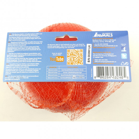 Jouet Balle Boomer  Ø15 Cm. Pour Chien. - Vadigran - Va-5352