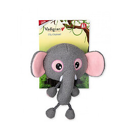 Peluche Elly Éléphant 30 Cm, Jouet Pour Chiens. - Vadigran - Va-17115