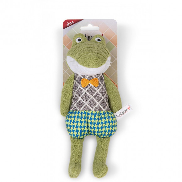 Jouet Chien Peluche Fancy Crocodile. Taille 24 Cm. Pour Chiens. - Vadigran - Va-17154