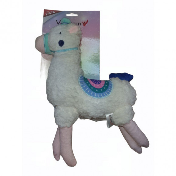 Peluche Licorne Lama 32 Cm, Jouet Pour Chien. - Vadigran - Va-17476