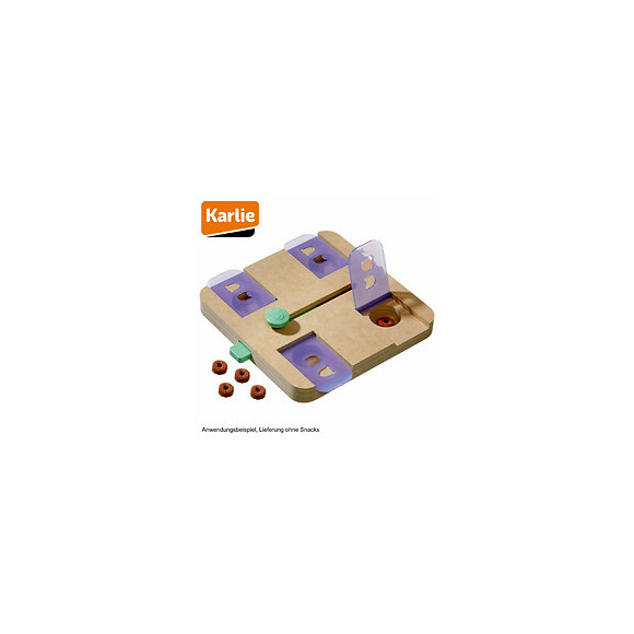 Jeu De Réflexion Doggy Brain Train Safe. 28 X 25  X 4.5 Cm. Jeu Pour Chien - Karlie - Fl-1031724