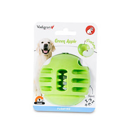Balle Tpr Vert Pomme Ø 8 Cm. Pour Chien. - Vadigran - Va-13457