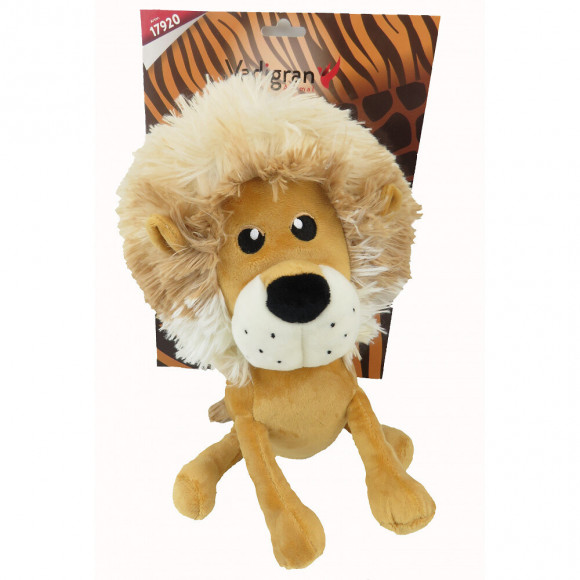 Peluche Big Lionel 30 Cm, Jouet Pour Chien - Vadigran - Va-17920