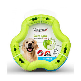 Anneau Tpr Vert Pomme 21 Cm. Pour Chien. - Vadigran - Va-13456