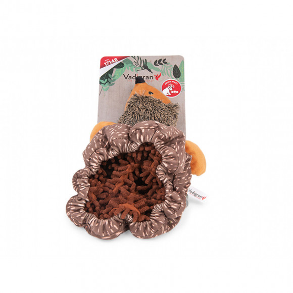 Peluche Cachette Hérisson 30 Cm. Jouet Pour Chiens. - Vadigran - Va-17148