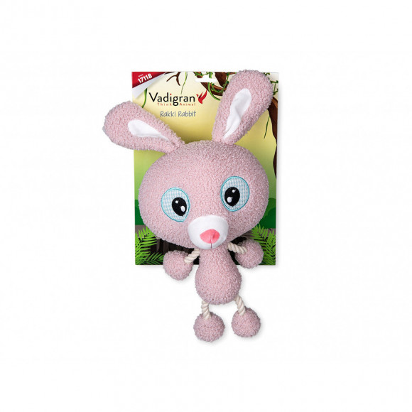 Peluche Rakki Lapin 30 Cm, Jouet Pour Chiens. - Vadigran - Va-17118