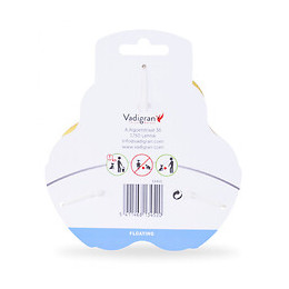 Anneau Tpr Jaune Vanille 12 Cm. Pour Chien. - Vadigran - Va-13452