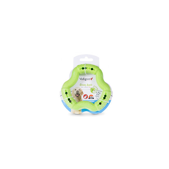 Anneau Tpr Vert Pomme 12 Cm. Pour Chien. - Vadigran - Va-13455
