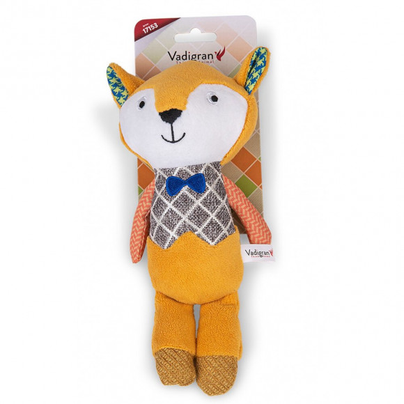 Jouet Chien Peluche Fancy Renard. Taille 24 Cm. Pour Chiens. - Vadigran - Va-17153