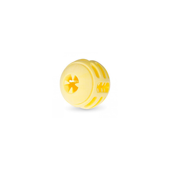 Balle Tpr Jaune Vanille Ø 8 Cm. Pour Chien. - Vadigran - Va-13454