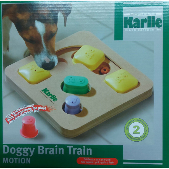 Jeu De Réflexion Doggy Brain Train Motion. Ø 25 X 5 Cm. Jeu Pour Chien - Karlie - Fl-1031723