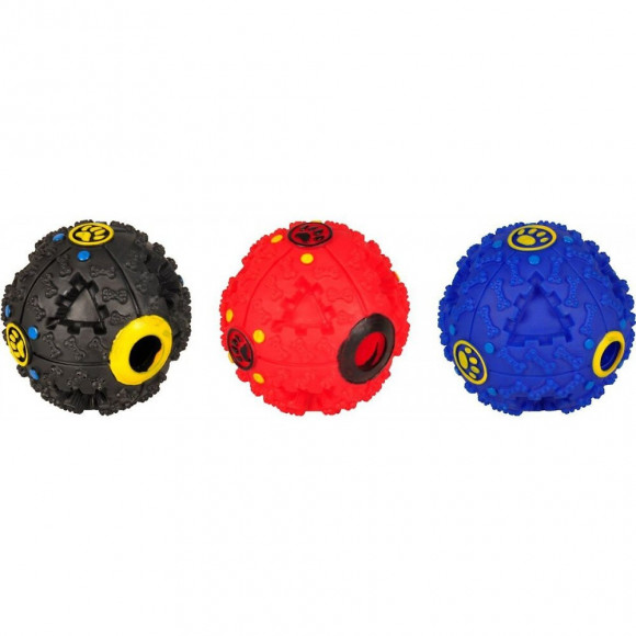 1 Balle Mimas Distributrice De Friandises + Son Pour Chiens Ø 7.5 Cm - Flamingo Pet Products - Fl-517820