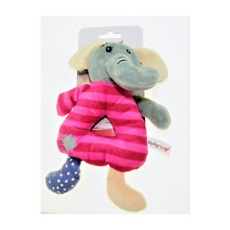 Peluche Onzie Éléphant 20 Cm . Jouet Pour Chien. - Vadigran - Va-15275