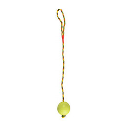 Balle Avec Corde. Verte . 58 Cm.  Pour Chien - Flamingo Pet Products - Fl-517862