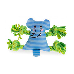 Mini Peluche Éléphant 17cm . Jouet Pour Chien. - Vadigran - Va-14340