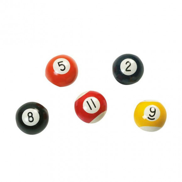 1 Balle En Caoutchouc Mousse, Forme Boule De Billard, Ø 6,5 Cm. Pour Chiens. - Flamingo Pet Products - Fl-503985