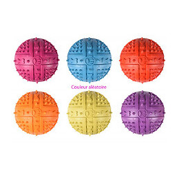 1 Balle En Caoutchouc Ø 9 Cm - Pour Chien Couleur Aléatoire - Flamingo Pet Products - Fl-517942