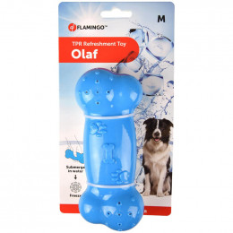 Jouet Rafraîchissant Olaf Os. Pour Chien. En Tpr. Longueur 16.5 Cm. - Flamingo Pet Products - Fl-519723