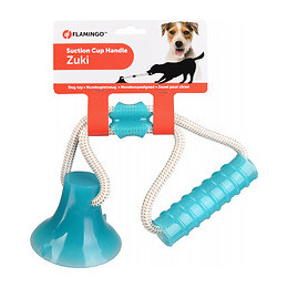 Jouet Avec Ventouse Et Poignée. Gamme Zuki . Couleur Vert - Flamingo Pet Products - Fl-520464