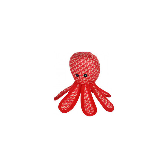 Jouet Strong Stuff Poulpe Rouge 23.5 Cm. Pour Chien. - Flamingo Pet Products - Fl-521038
