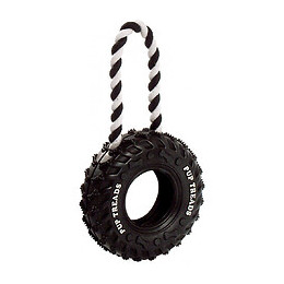 Jeux Pneu En Caoutchouc Avec Poignée Pour Chien 15 Cm - Flamingo Pet Products - Fl-45834