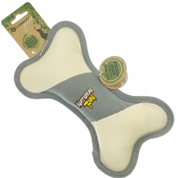 Jouet En Forme D'os. Natural Fun. Taille 15 X 25 Cm Épaisseur 5 Cm. Pour Chien. - Flamingo Pet Products - Fl-520659