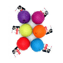 1 Balle En Caoutchouc Ø 9 Cm - Pour Chien Couleur Aléatoire - Flamingo Pet Products - Fl-517942