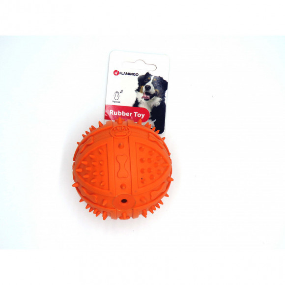 1 Balle En Caoutchouc Ø 9 Cm - Pour Chien Couleur Aléatoire - Flamingo Pet Products - Fl-517942