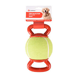 Balle De Tennis Avec 2 Poignées. Ø 13 Cm. Pour Chien. - Flamingo Pet Products - Fl-518650