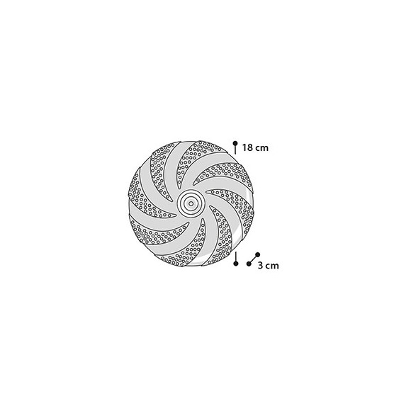 Frisbee Zaza, Tpr,  Ø18 Cm, Jaune Et Rose, Jouet Pour Chien. - Flamingo Pet Products - Fl-519727