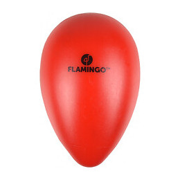 Oeuf Ovo Rouge En Plastique. S Ø 8 Cm X 12.5 Cm De Hauteur. Jouet Pour Chien - Flamingo Pet Products - Fl-519703