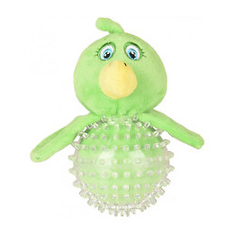 Jouet Pour Chien. Poulet Wilco Vert. Longueur 16 Cm Env. - Flamingo Pet Products - Fl-519503