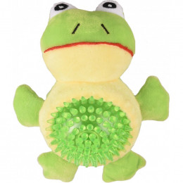 Jouet Pour Chien. Grenouille  Ando Verte. Longueur 16 Cm Env. - Flamingo Pet Products - Fl-519506