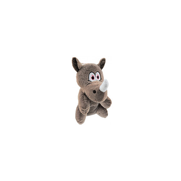 Peluche Henny Rhino Couleur Taupe. Hauteur 40 Cm. Jouet Pour Chien. - Flamingo Pet Products - Fl-520839
