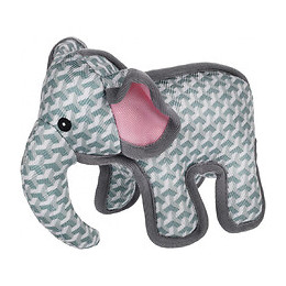 Jouet Strong Stuff Éléphant Gris 24 Cm. Pour Chien. - Flamingo Pet Products - Fl-521034