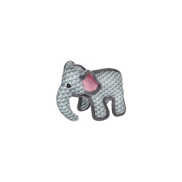 Jouet Strong Stuff Éléphant Gris 24 Cm. Pour Chien. - Flamingo Pet Products - Fl-521034