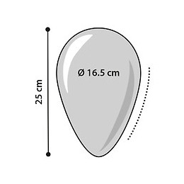 Oeuf Ovo Rouge En Plastique. L Ø 16.5 Cm X 25 Cm De Hauteur. Jouet Pour Chien - Flamingo Pet Products - Fl-519705