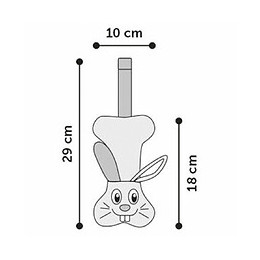 Jouet Pour Chien Lapin Tura 29 Cm - Flamingo Pet Products - Fl-519599