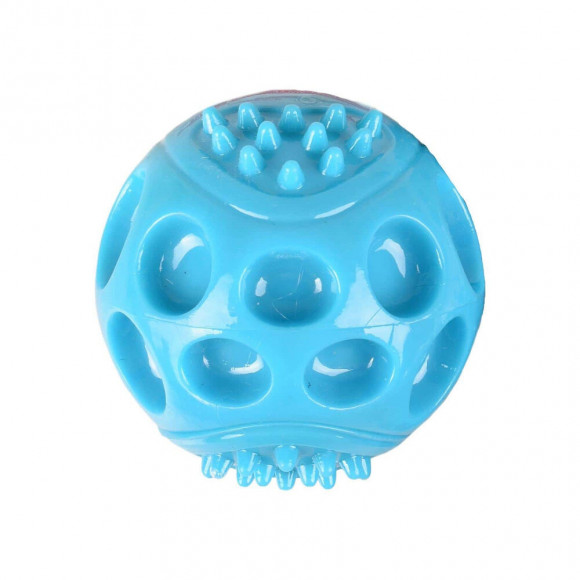 Jouet Balle Wido Squeak.  Bleu Ø 8 Cm. En Tpr. Pour Chien. - Flamingo Pet Products - Fl-519495