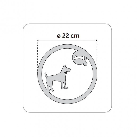 Frisbee Amelia Ø 22 Cm . Jouet Pour Chien - Flamingo Pet Products - Fl-519568