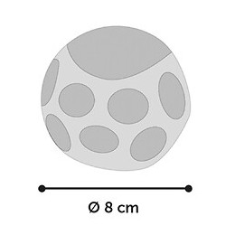 Jouet Balle Wido Squeak.  Bleu Ø 8 Cm. En Tpr. Pour Chien. - Flamingo Pet Products - Fl-519495