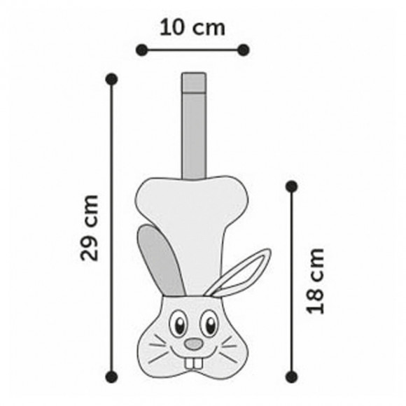 Jouet Pour Chien Lapin Tura 29 Cm - Flamingo Pet Products - Fl-519599