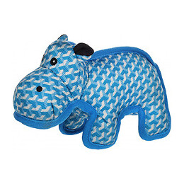 Jouet Strong Stuff Hippopotame Bleu 24 Cm. Pour Chien. - Flamingo Pet Products - Fl-521036