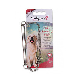 Sifflet Haute Fréquence En Métal, Audible À 400 Mètres.  11 Cm. Pour Chien - Vadigran - Va-15802